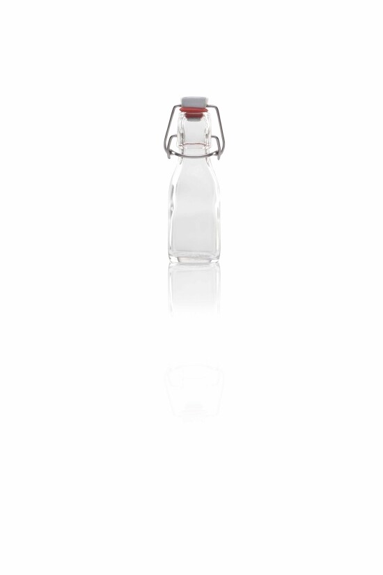 Bouteille avec bouchon mécanique 50 ml - rond 