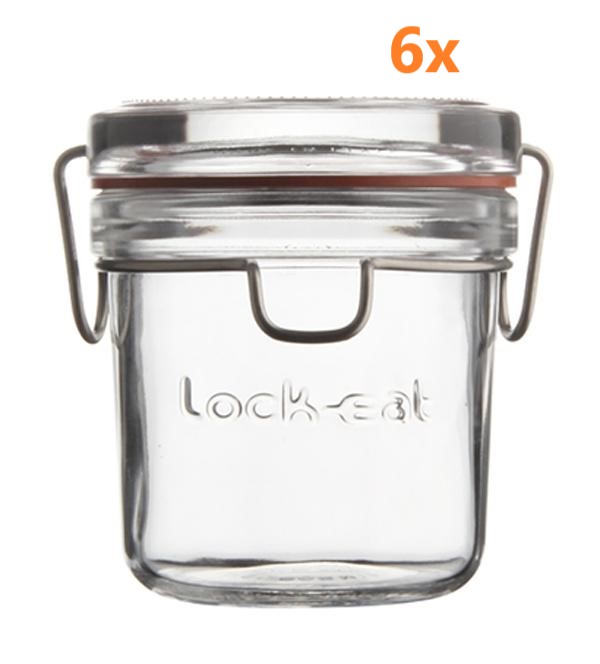 Lock-Eat bocal 200 ml Ø 80 mm (6 pièces) 