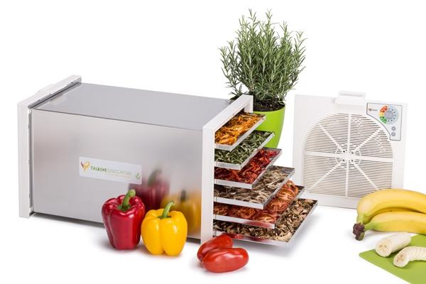 Biosec Déshydrateur Inox séchoir à fruits légumes viande et poisson, plantes médicinales ou arômatiques - 6 plateaux 