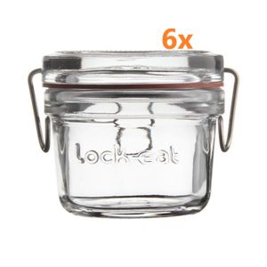 Lock-Eat bocal 125 ml Ø 80 mm (6 pièces) 