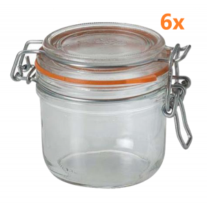 Le Parfait bocal en verre 350 ml Ø 85 mm (6 pièces) 