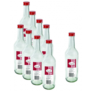 Einkochwelt - boite 12 bouteille - 500ml - rond - bouchon à visser - par palette - 48 boites 