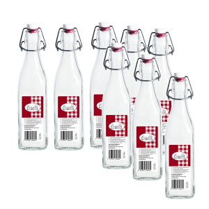 Einkochwelt - boite 12 bouteille - carre - bouchon mécanique - 500 ml - par palette - 45 boites 