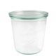 WECK Bocal droit 580 ml - RR100 - avec couvercle 